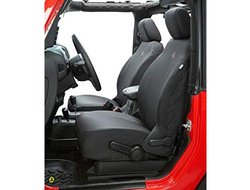 Black Diamond Front Seat Covers for 2007–2012 Jeep Wrangler