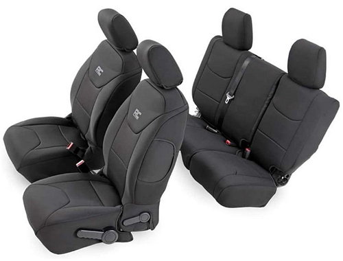 Rough Country Black Neoprene Seat Cover 91002A