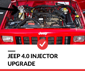 jeep 4.0 injector upgrade